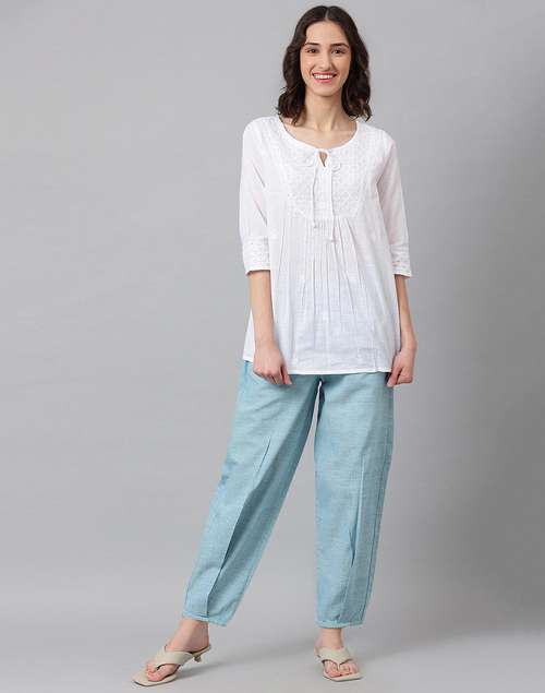 Cotton Waist Elasticated Casual Pant Cotton Waist Elasticated Casual Pant