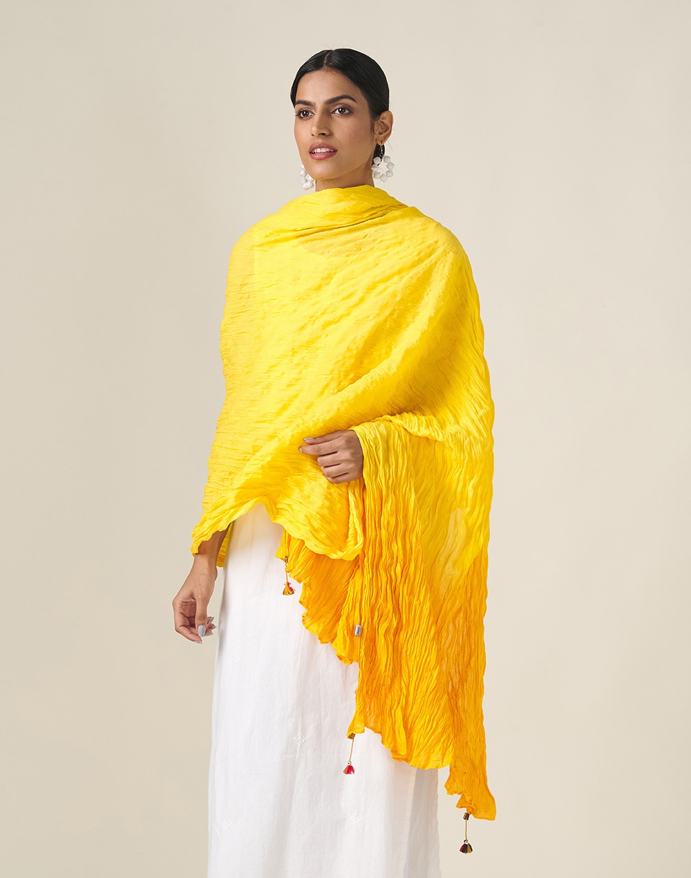Buy Cotton Tie And Dye Dupatta for Women Online at Fabindia | 10716650