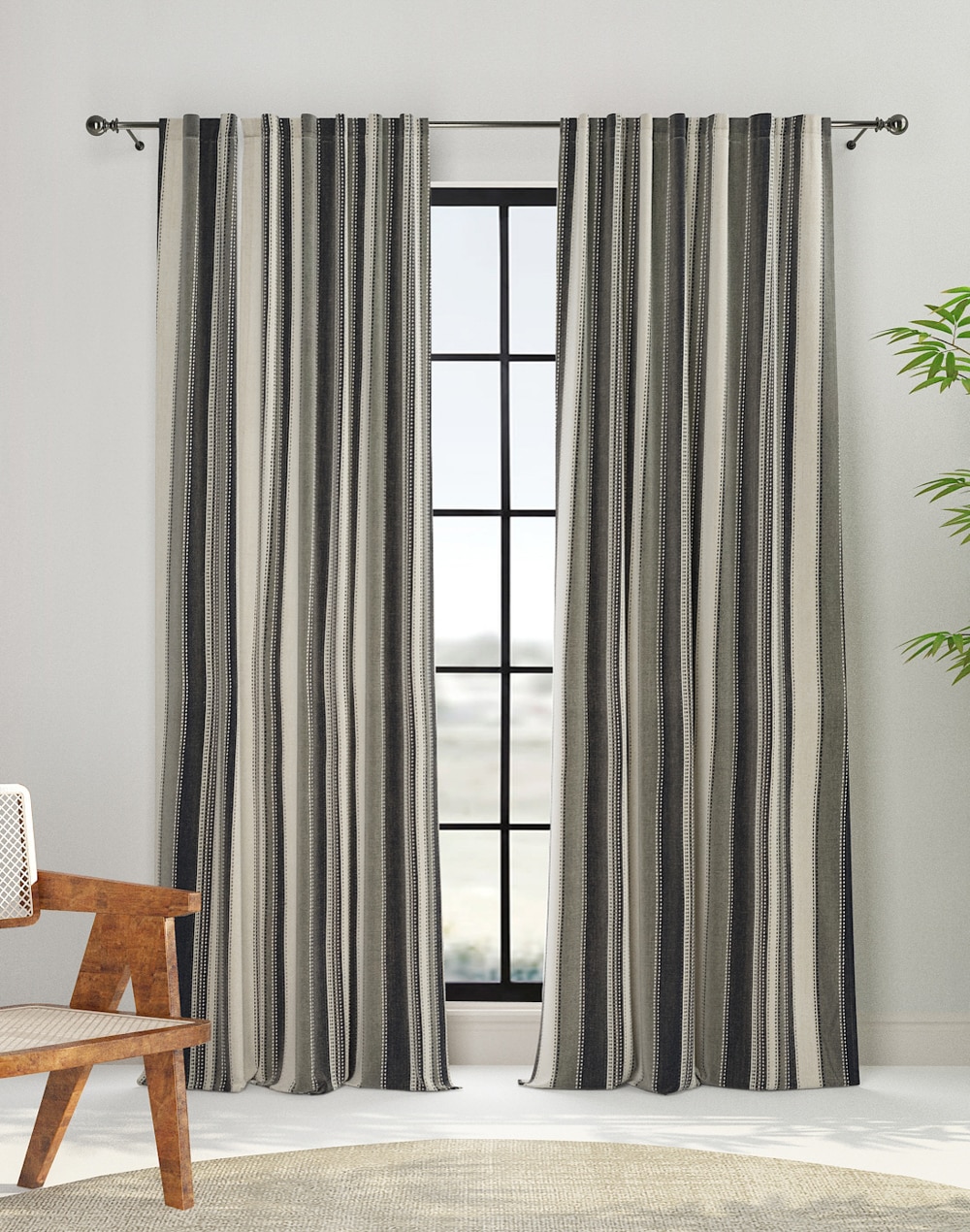 Trushita Devan Cotton Woven Curtain | 1pc