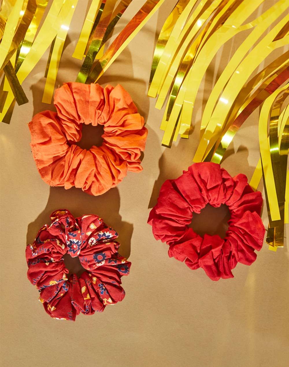 FabNu Cotton Hair Ruffle Set Of 3
