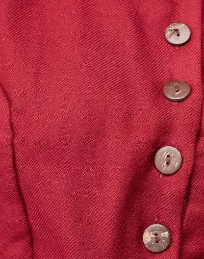 Maroon Wool Stitched Blouse Maroon Wool Stitched Blouse