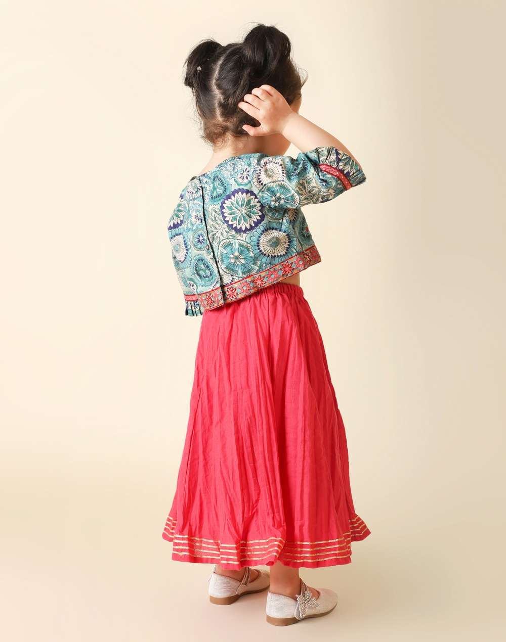 Cotton Printed 2Pc Lehenga Choli Set