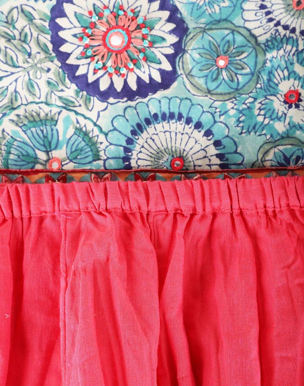 Cotton Printed 2Pc Lehenga Choli Set