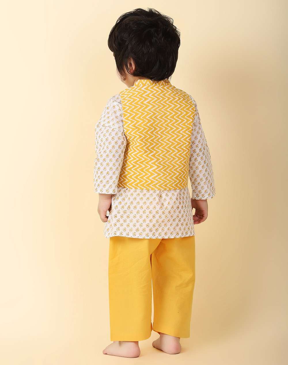 Cotton Block Printed Kurta Set