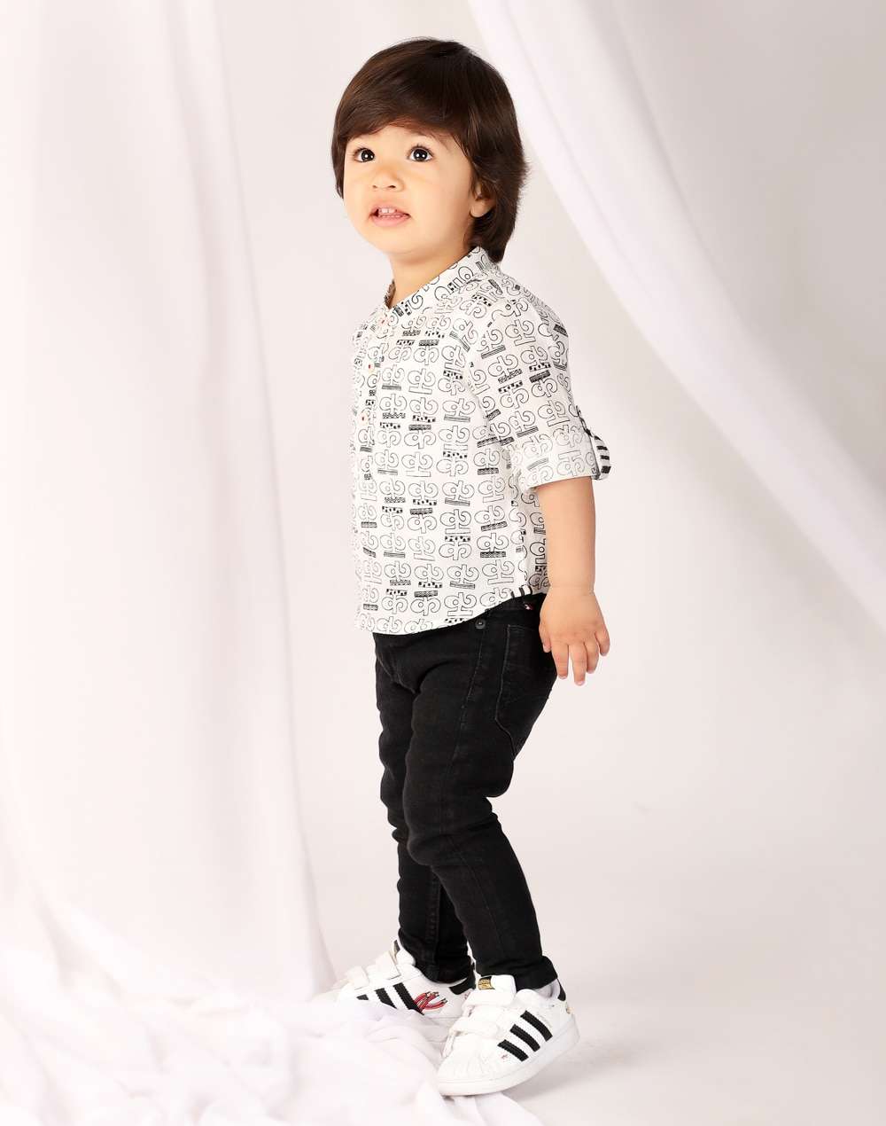 Cotton Cambric Printed Short Kurta