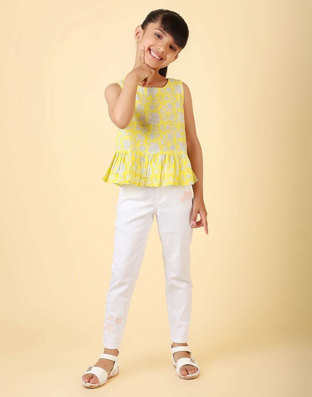Cotton Block Printed Top