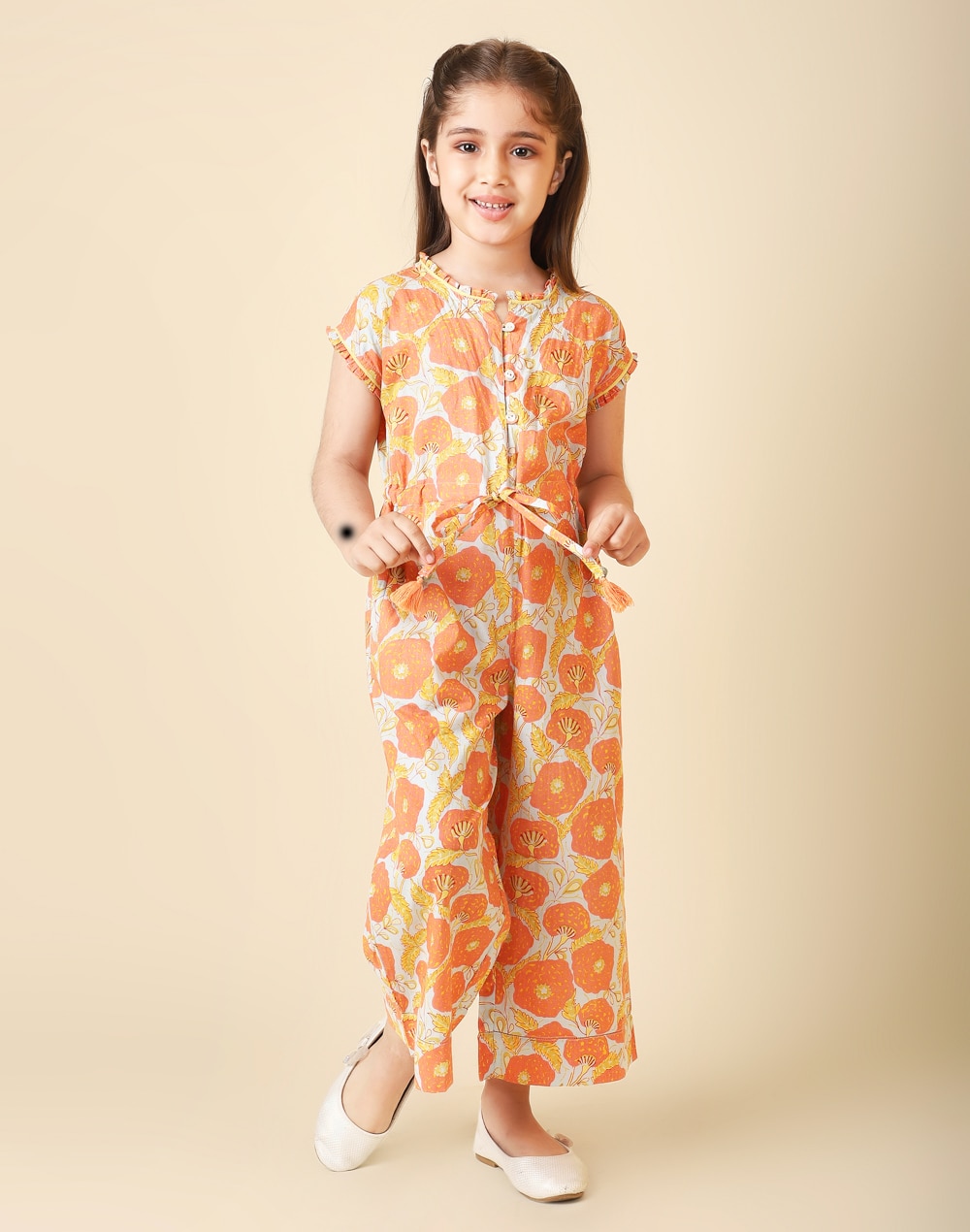 Buy Cotton Jumpsuit for Kids Online at Fabindia | 10718807