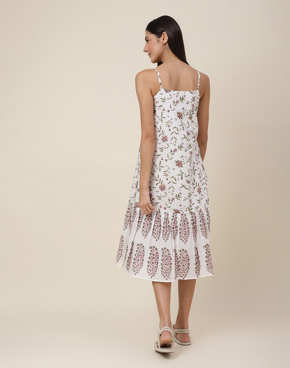 Cotton Hand Block Print Dress
