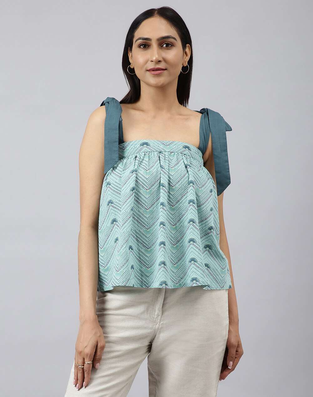 FabNu Cotton Printed Top