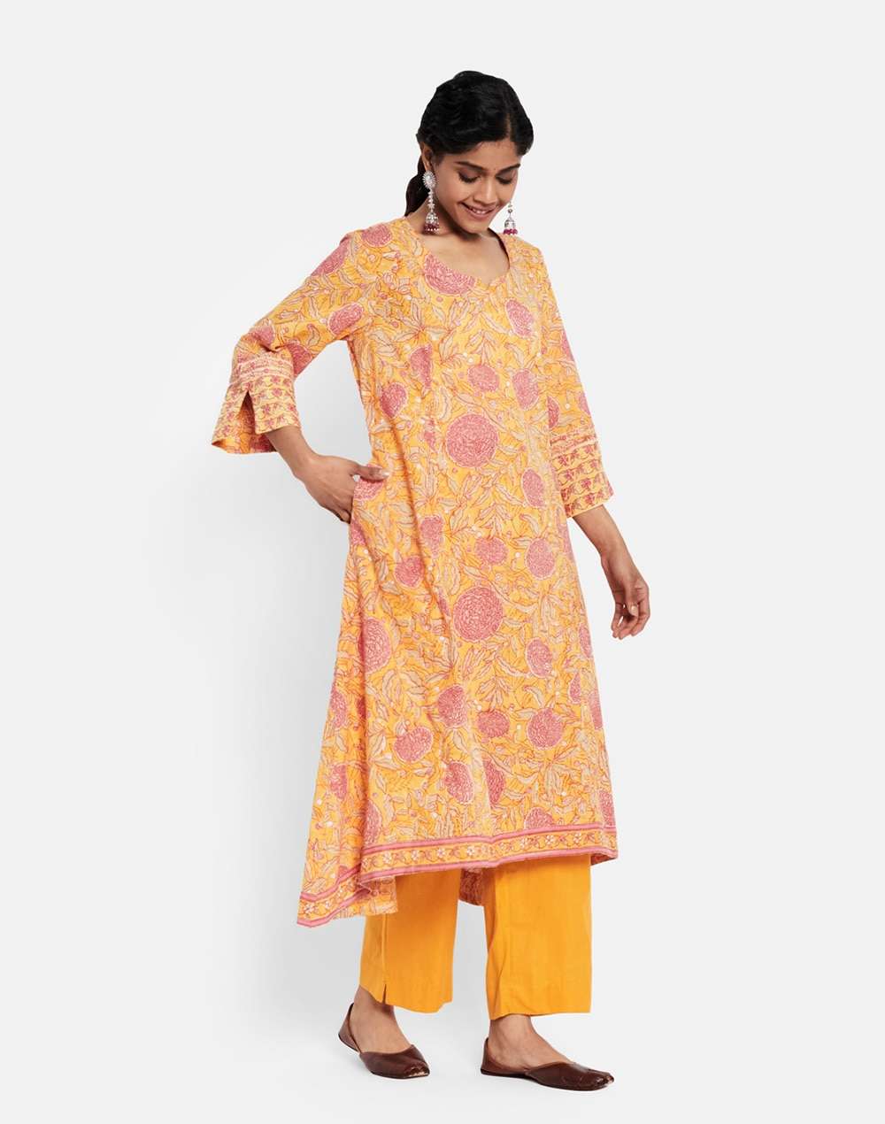 Cotton Printed 2Pc Kurta Set
