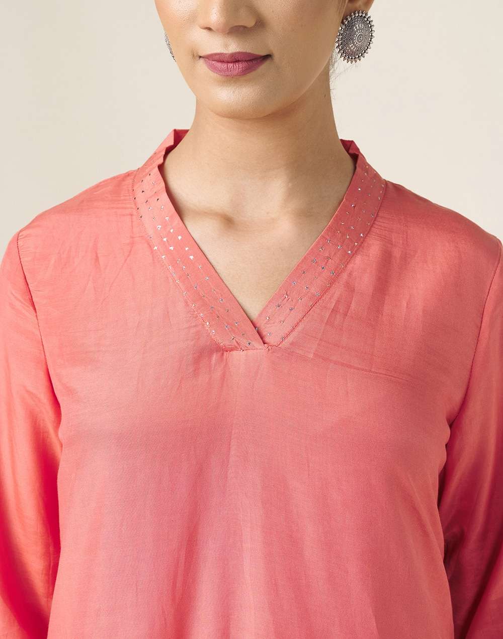 Cotton Silk Embroidered 2Pc Kurta Set