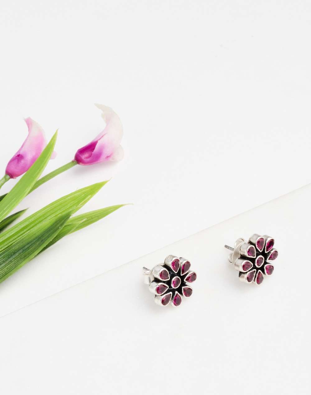 Silver Stud Earrings