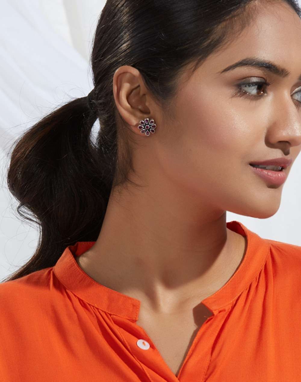 Silver Stud Earrings