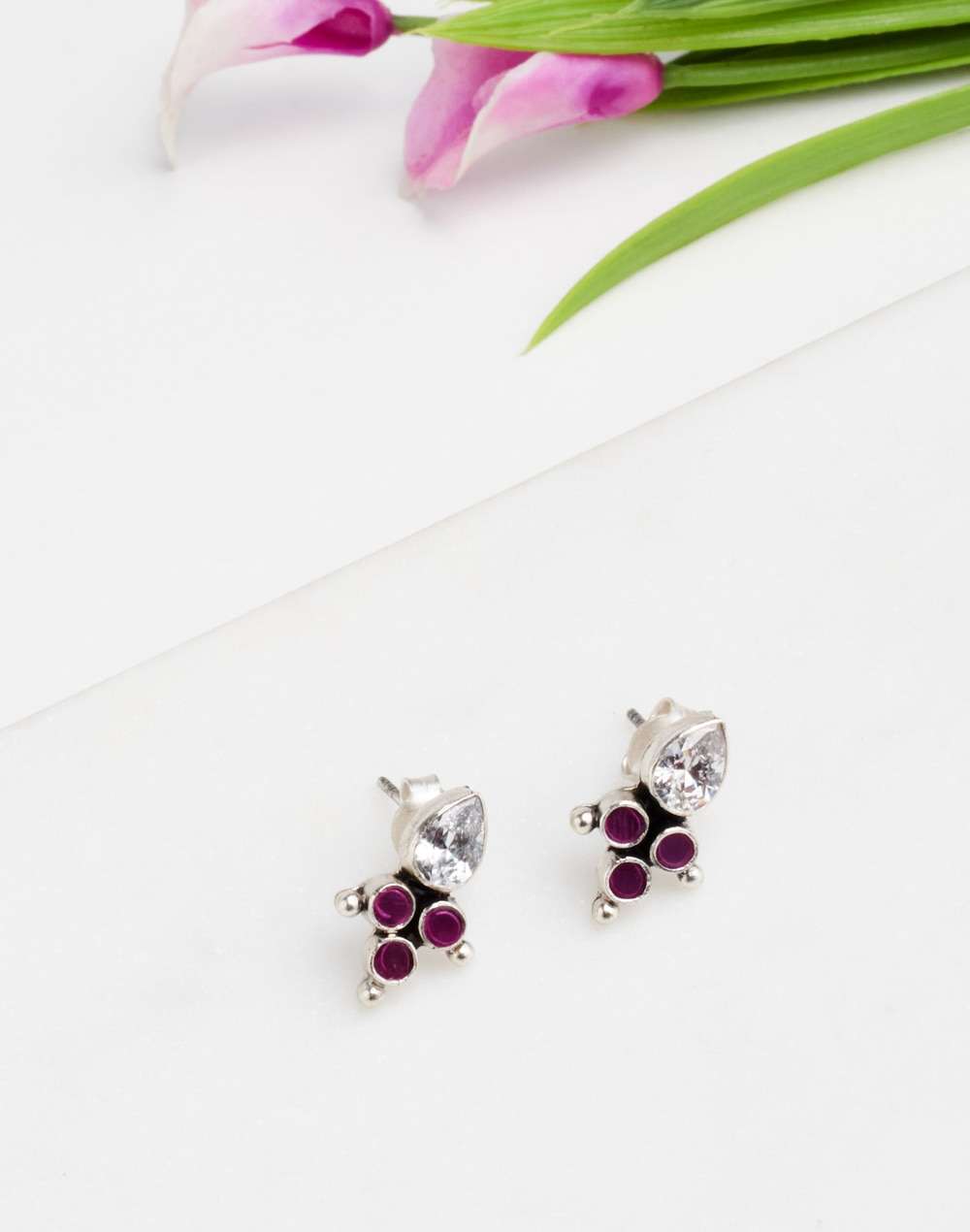 Silver Stud Earrings
