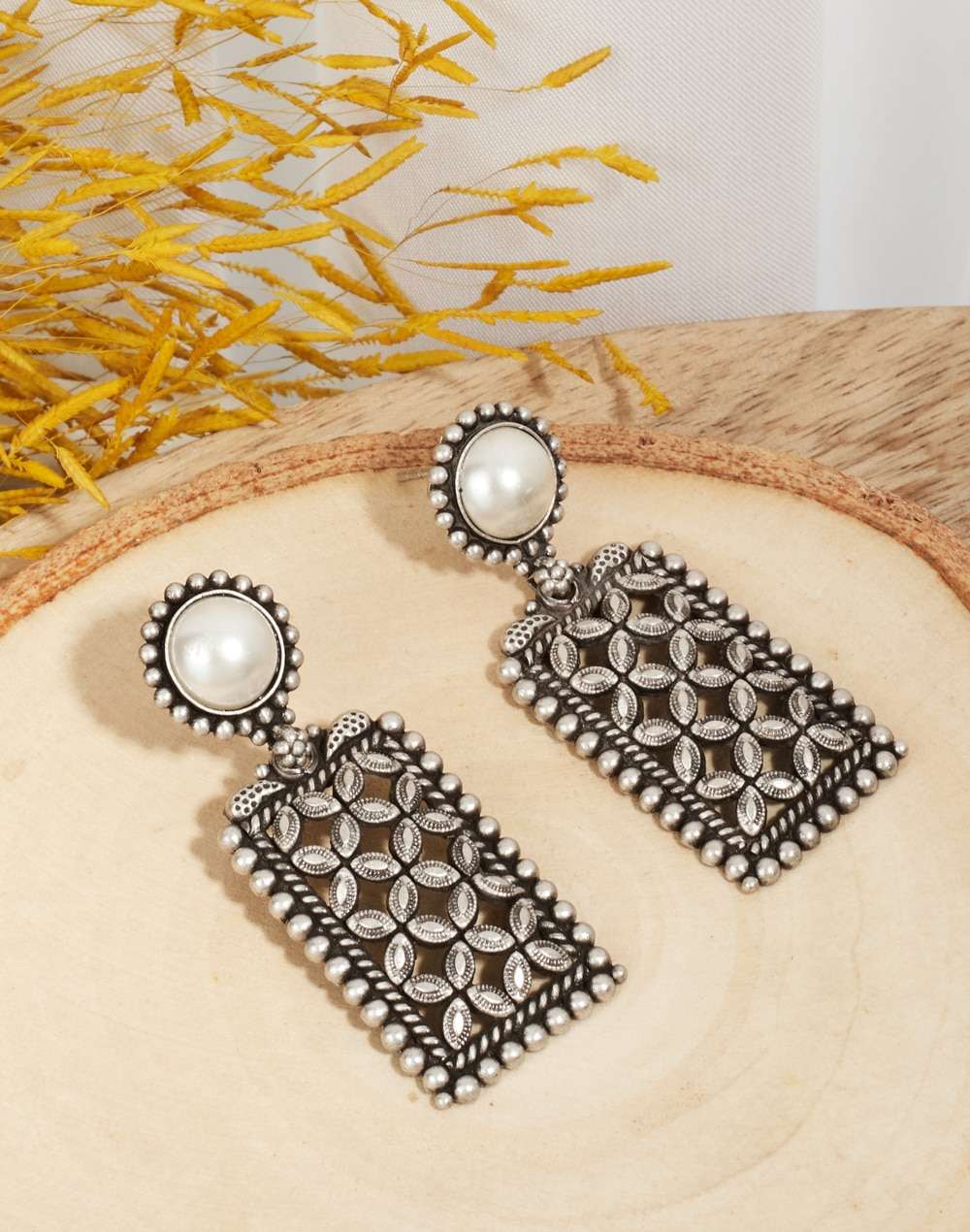 Silver Dangler Earrings