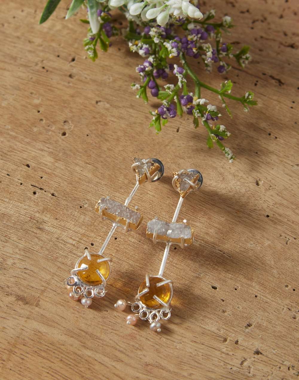 Silver Dangler Earrings