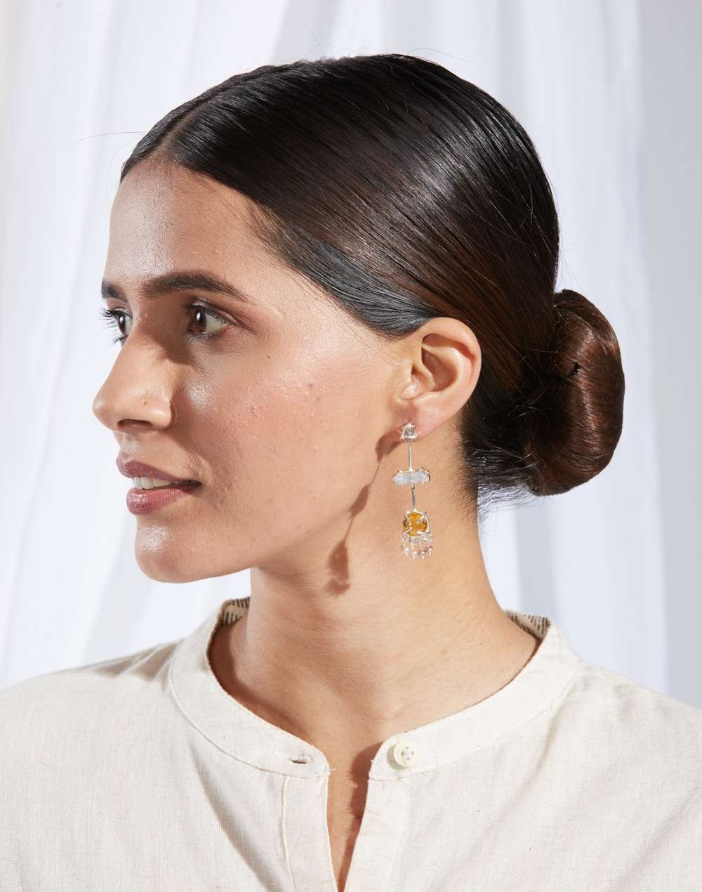 Silver Dangler Earrings