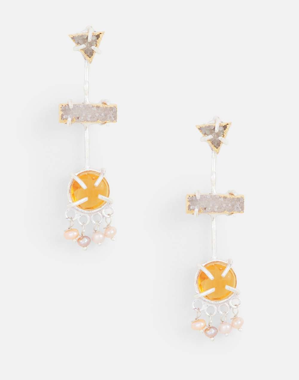 Silver Dangler Earrings