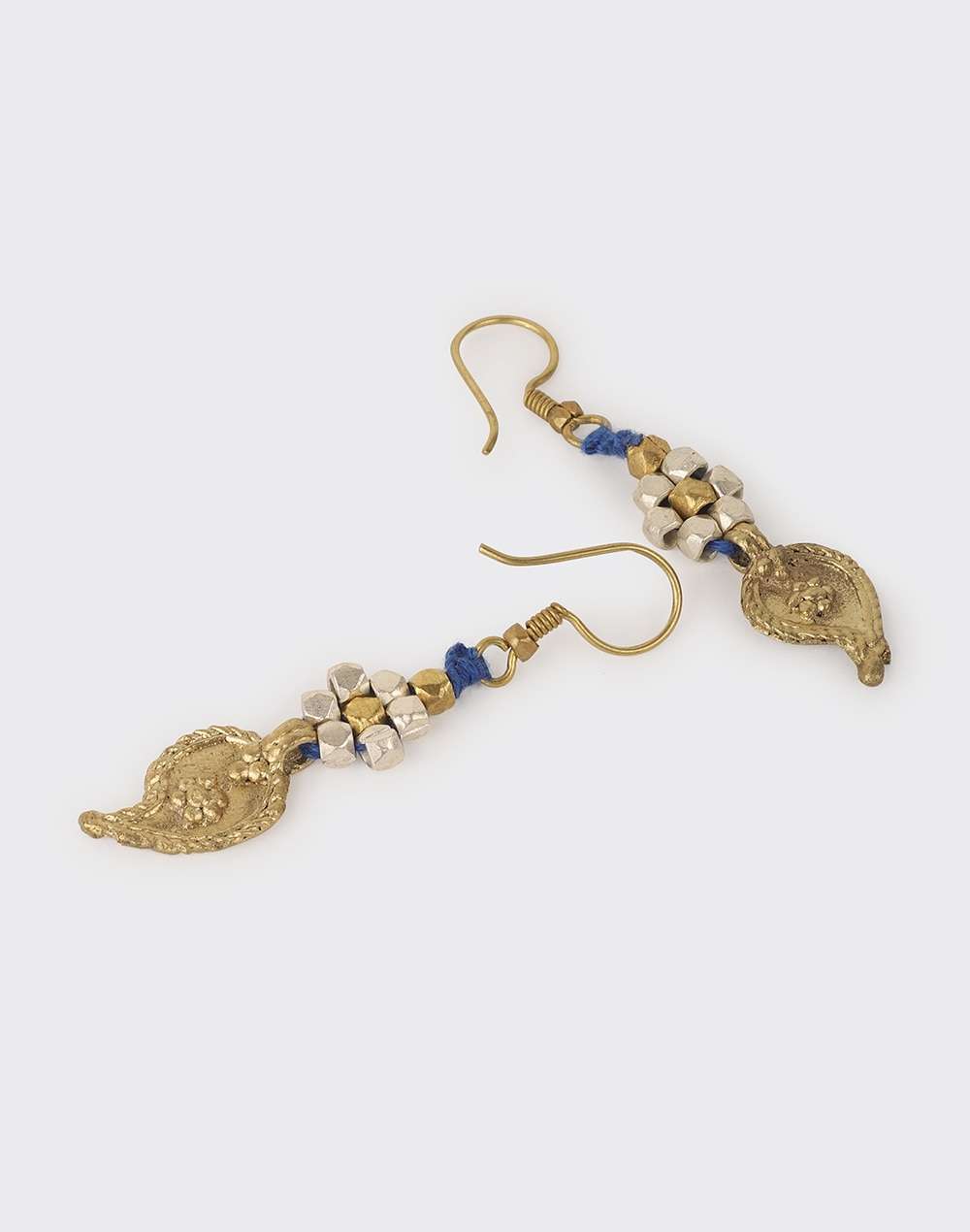 Metal Silver Plated Dangler Earrings