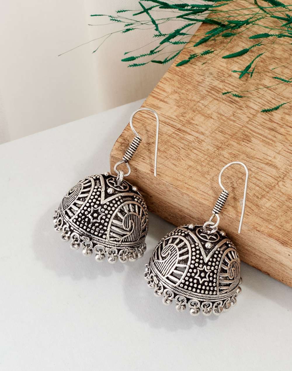 Fabindia silver jhumkas Outlet
