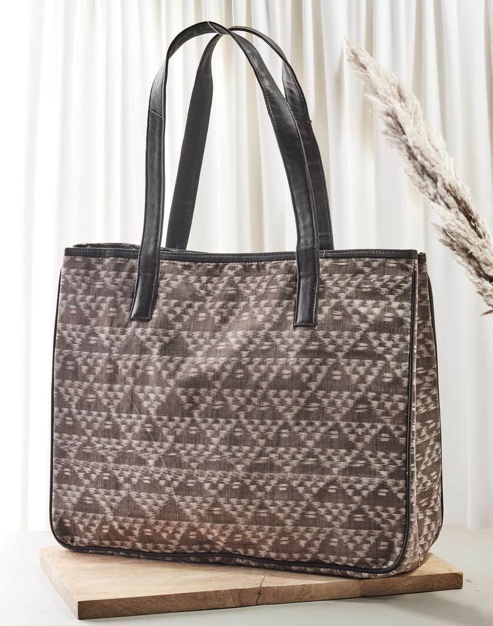Fabric Brown Tote Bag