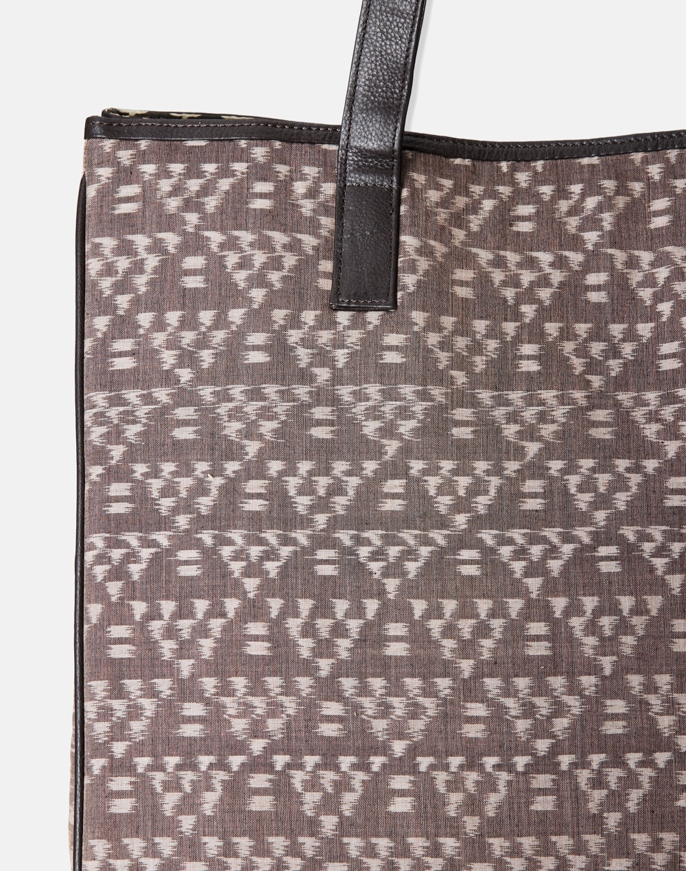 Fabric Brown Tote Bag