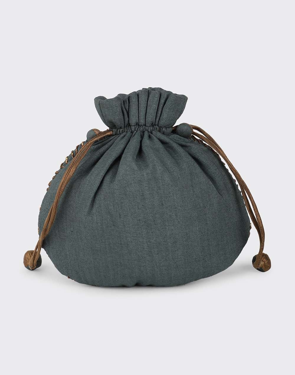 Fabric Embroidered Potli Bag