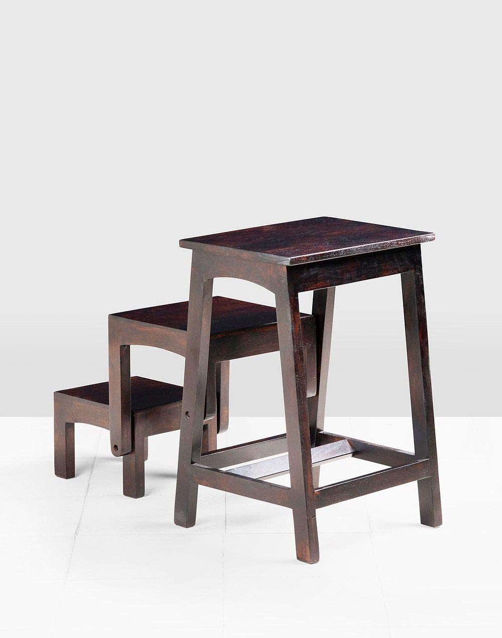 Brown Wood Stool Brown Wood Stool