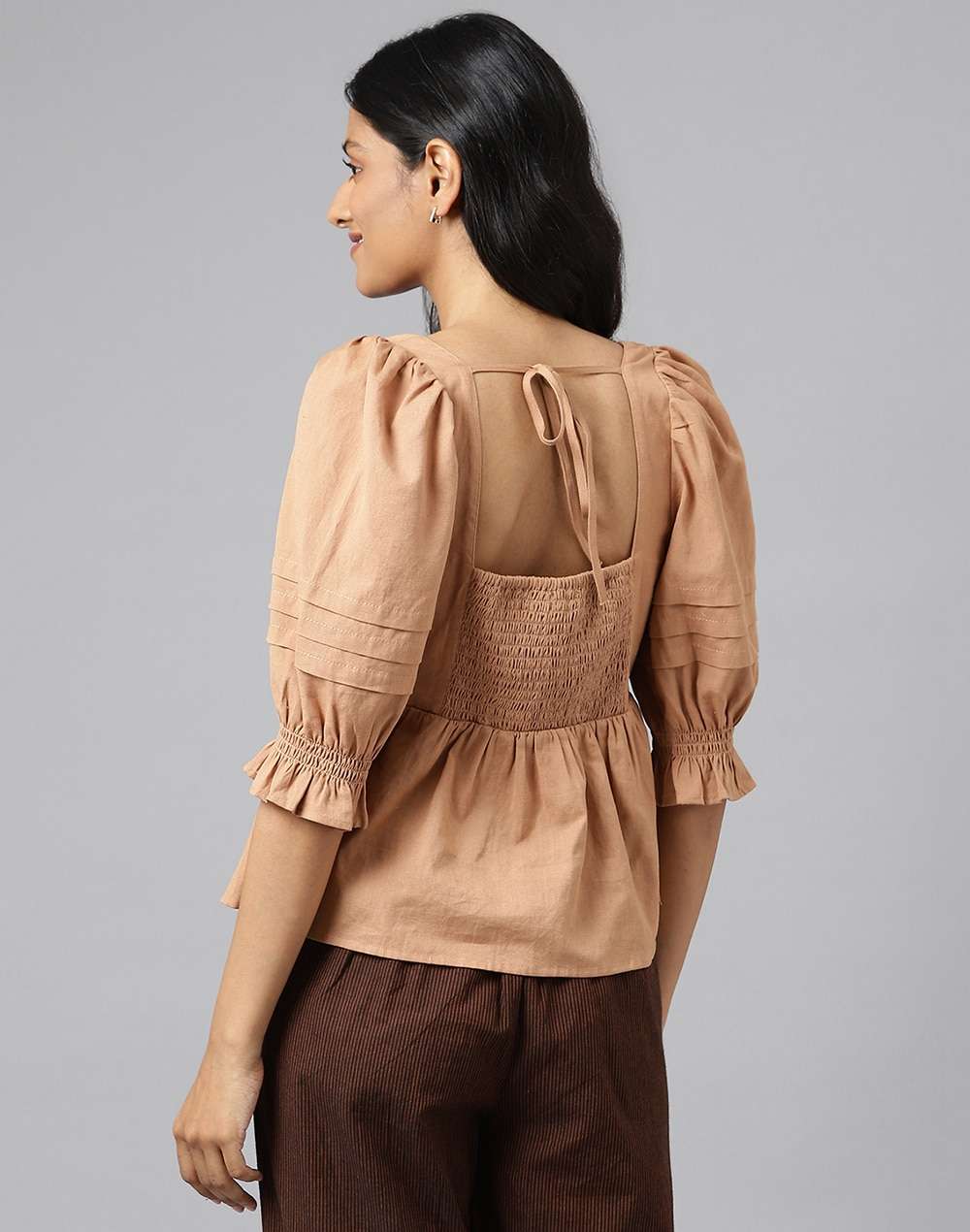 Cotton Linen Flax Top