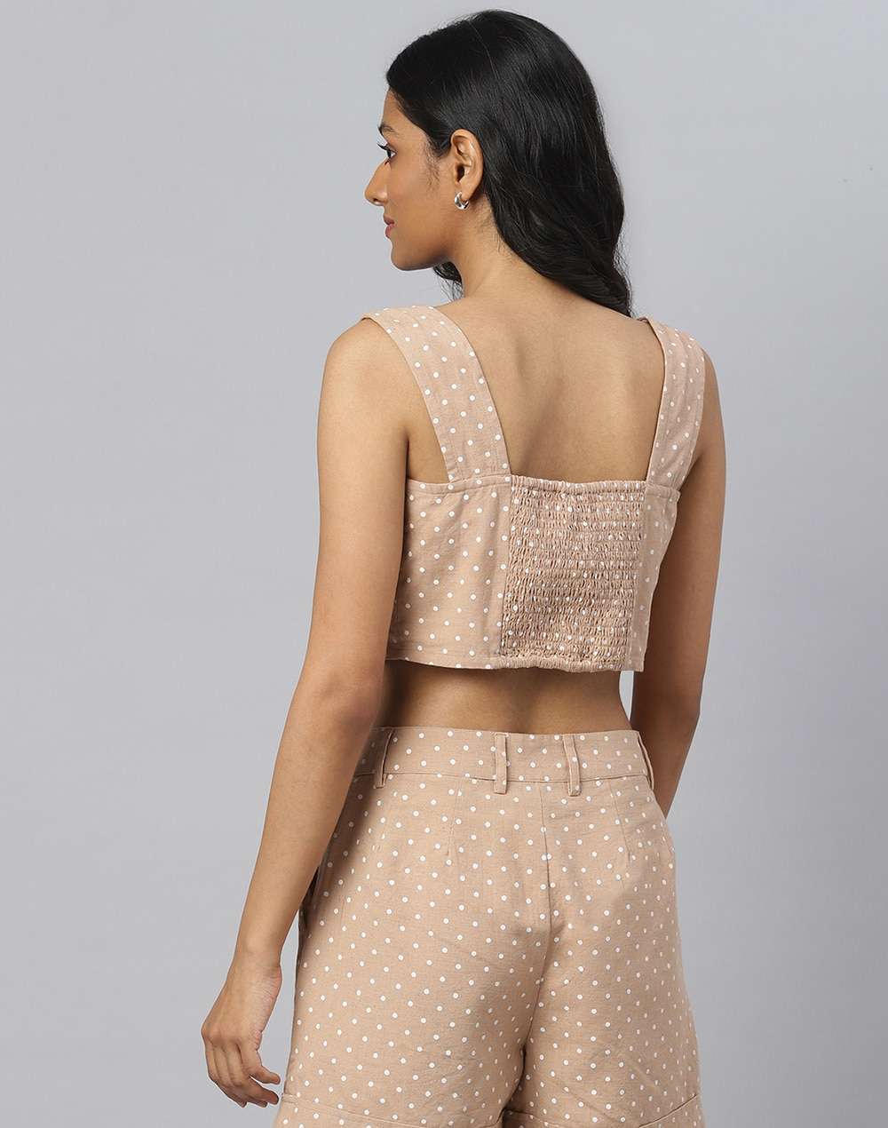 FabNu Cotton Linen Printed Top