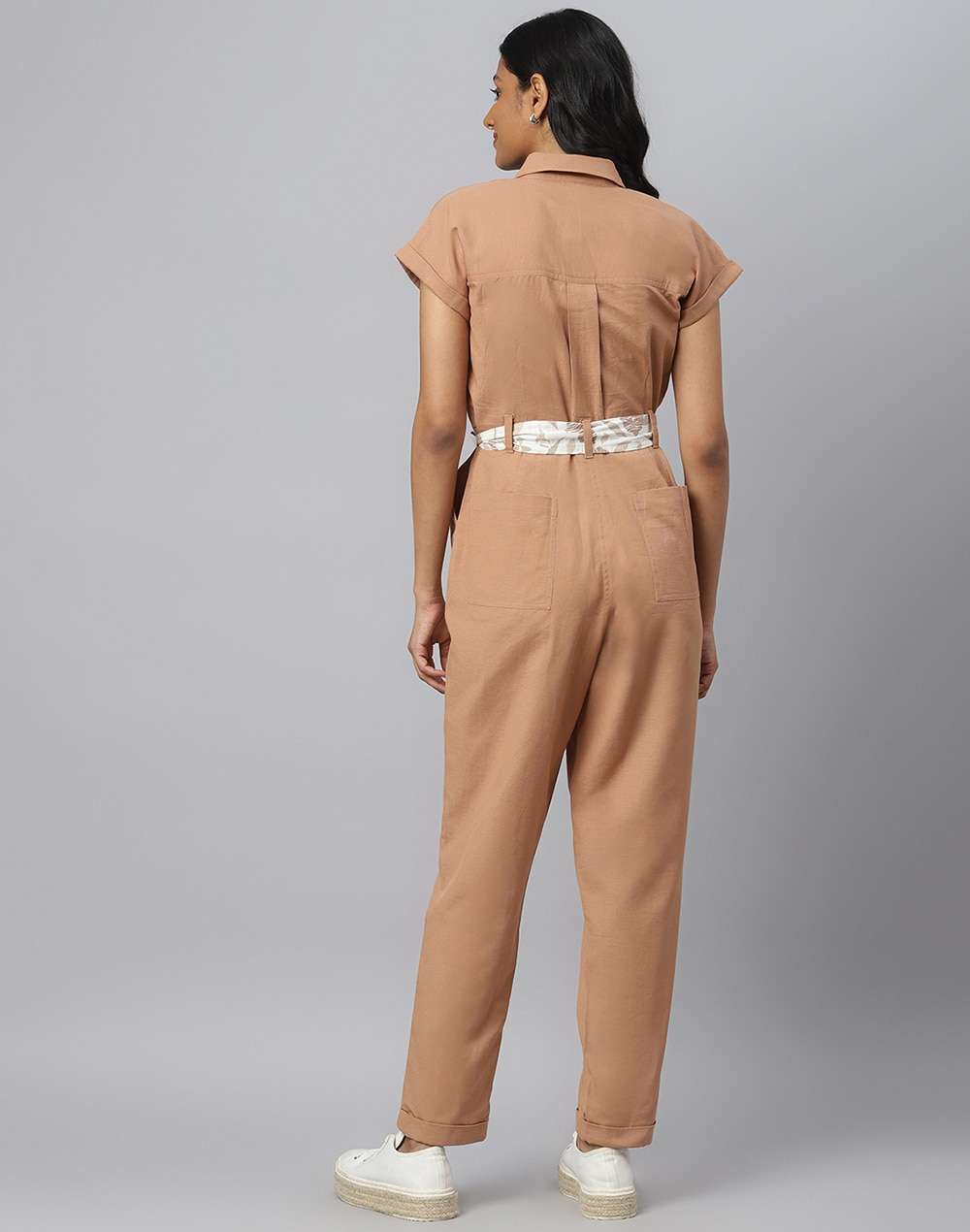 FabNu Cotton Printed Jumpsuit
