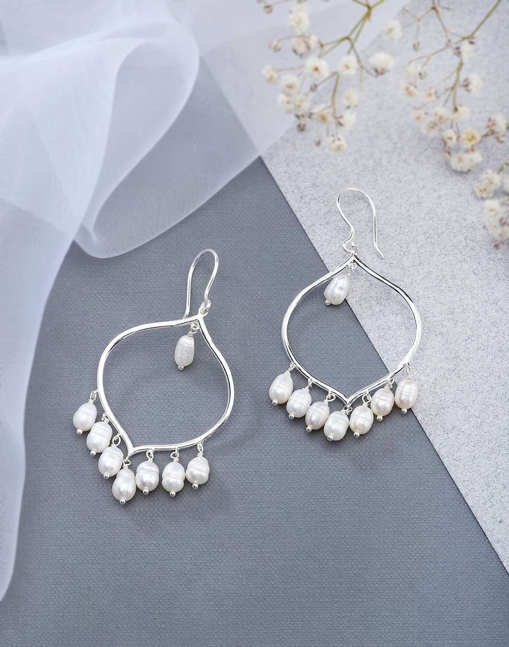 Silver Dangler Earrings