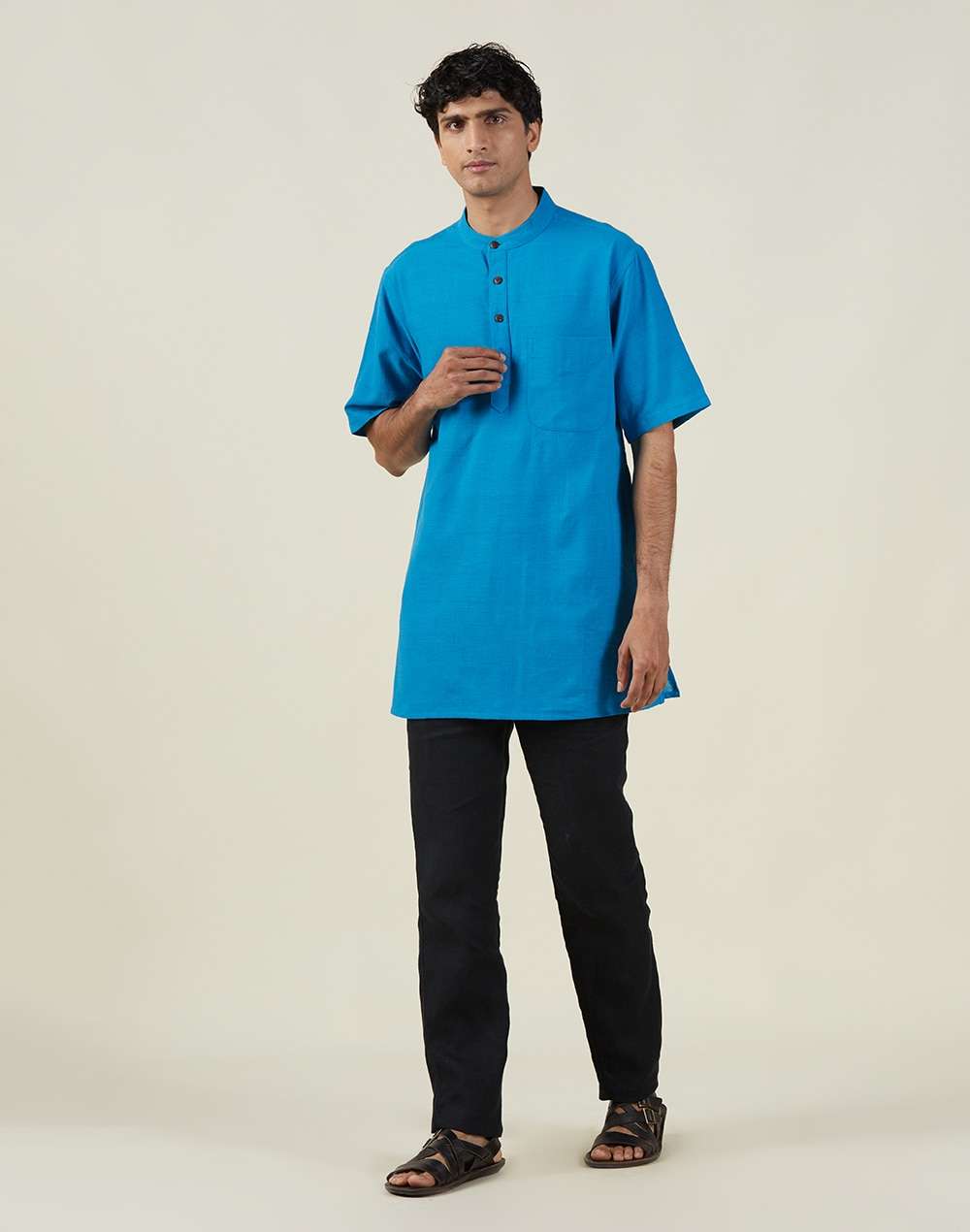 Cotton Bana Short Kurta