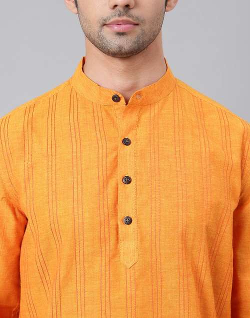 Cotton Full Sleeves Short Kurta Cotton Full Sleeves Short Kurta