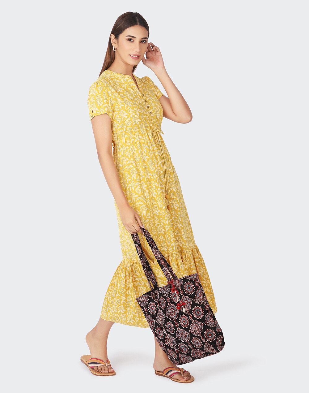Cotton Quilted Tote Bag Cotton Quilted Tote Bag