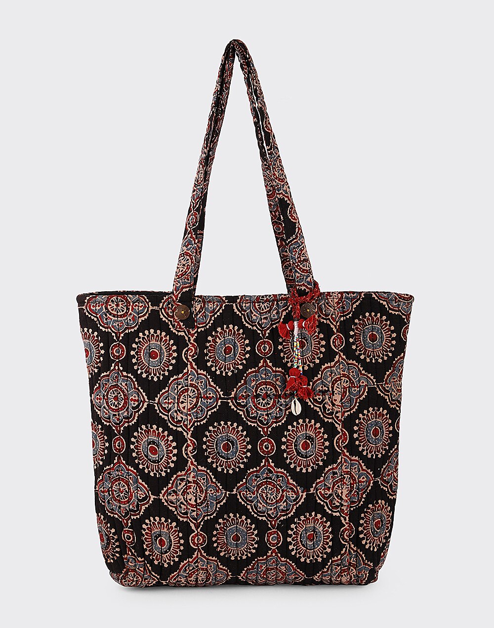 Cotton Quilted Tote Bag Cotton Quilted Tote Bag