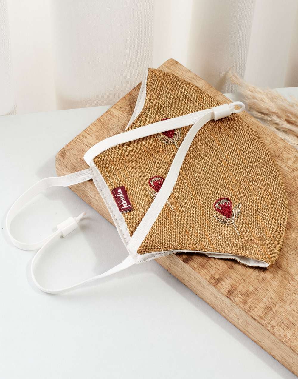 Fabric Embroidered Non Surgical Mask