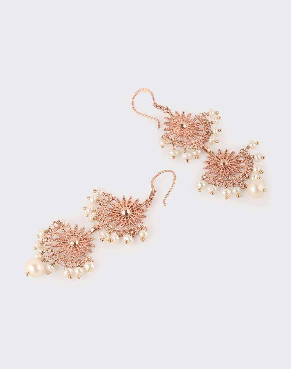 Silver Gold Plated Dangler Earrings