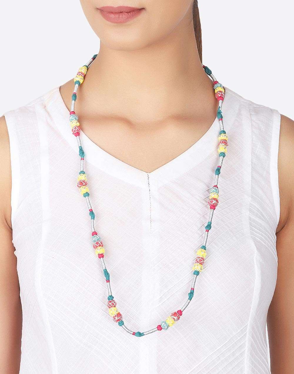 Thread Multi Color Necklace