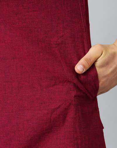 Cotton Comfort Fit Short Kurta Cotton Comfort Fit Short Kurta