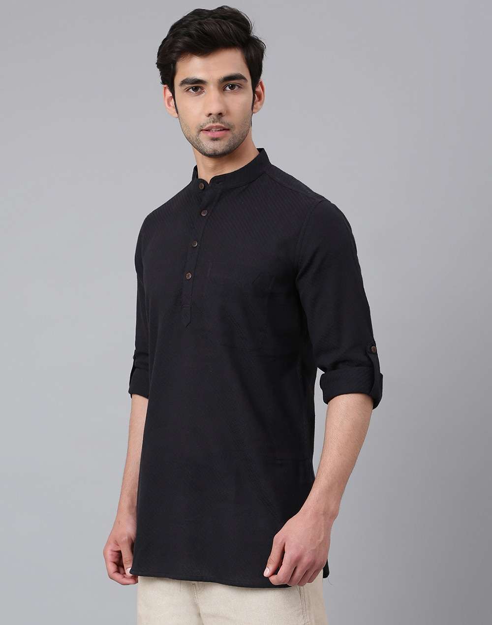 Cotton Woven Short Kurta