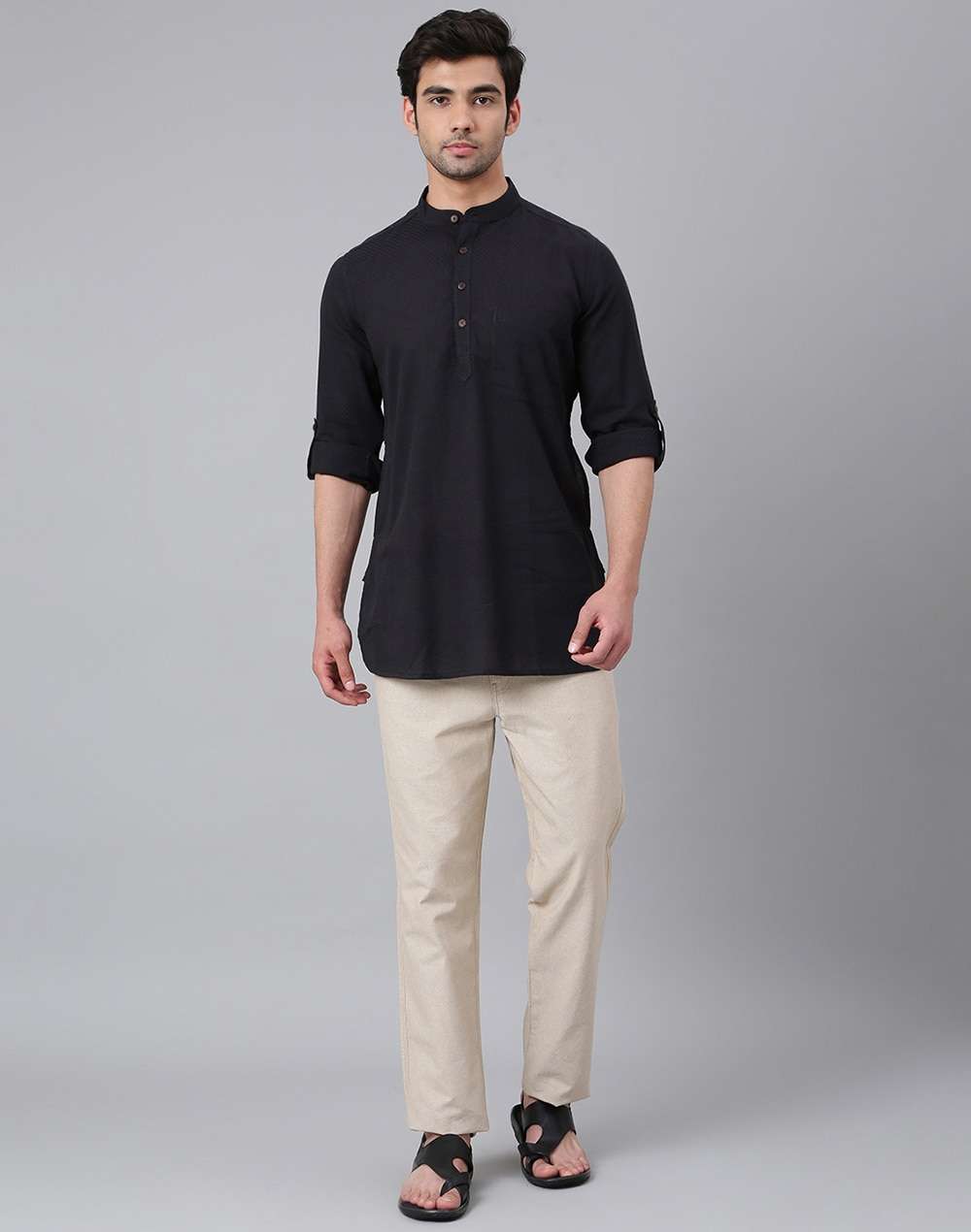 Cotton Woven Short Kurta