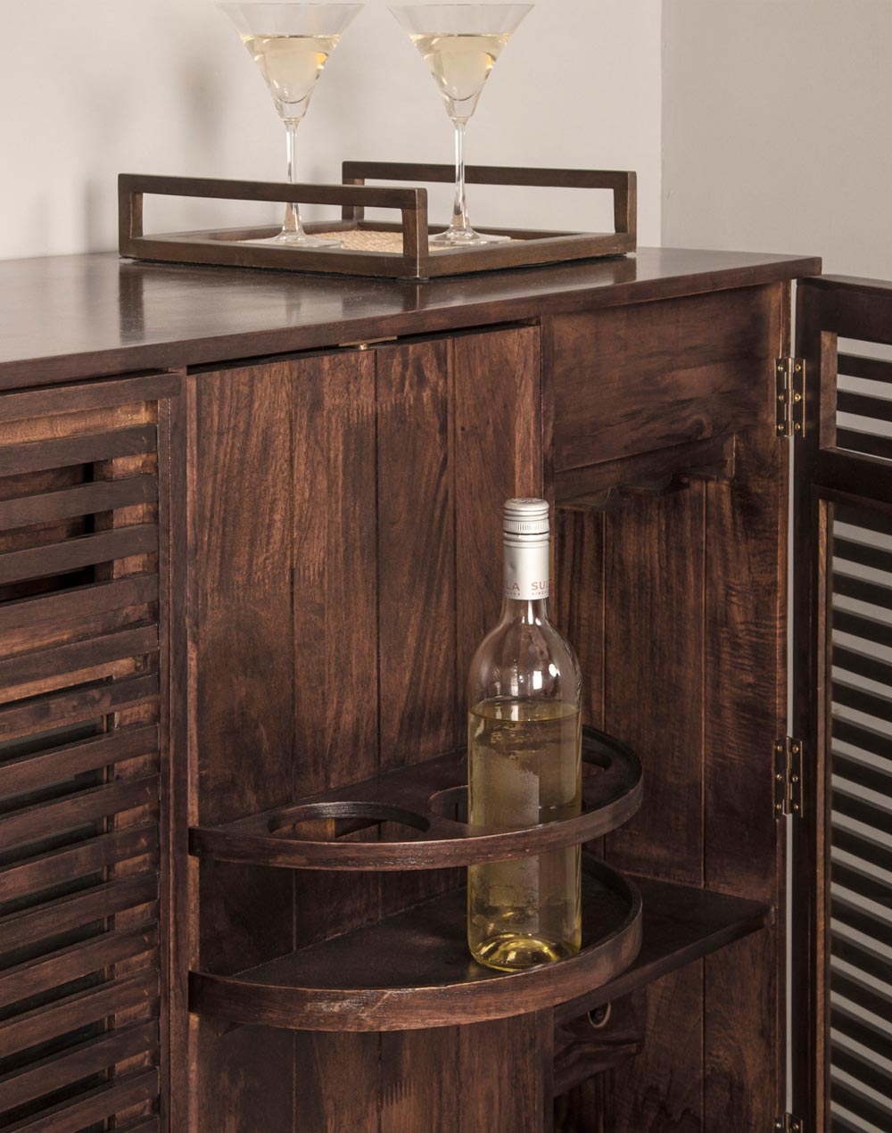Brown Ridge Wood Bar Cabinet Brown Ridge Wood Bar Cabinet