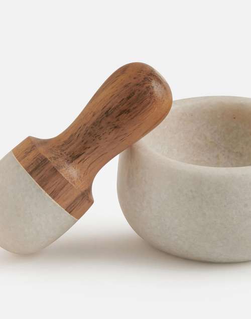 Rasoi Marble Mortar Pestle Set Rasoi Marble Mortar Pestle Set