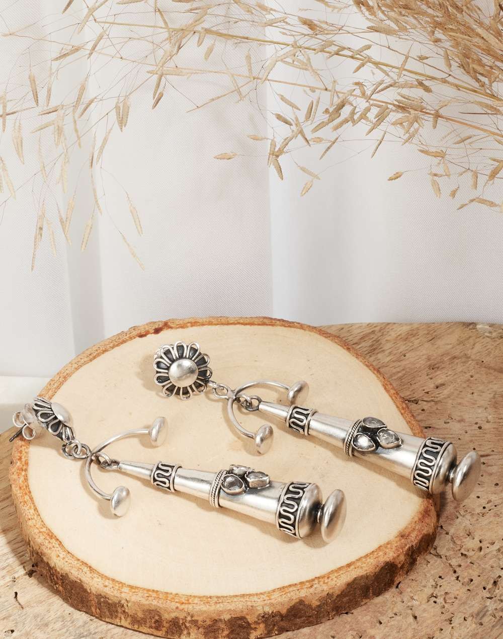 Silver Dangler Earrings