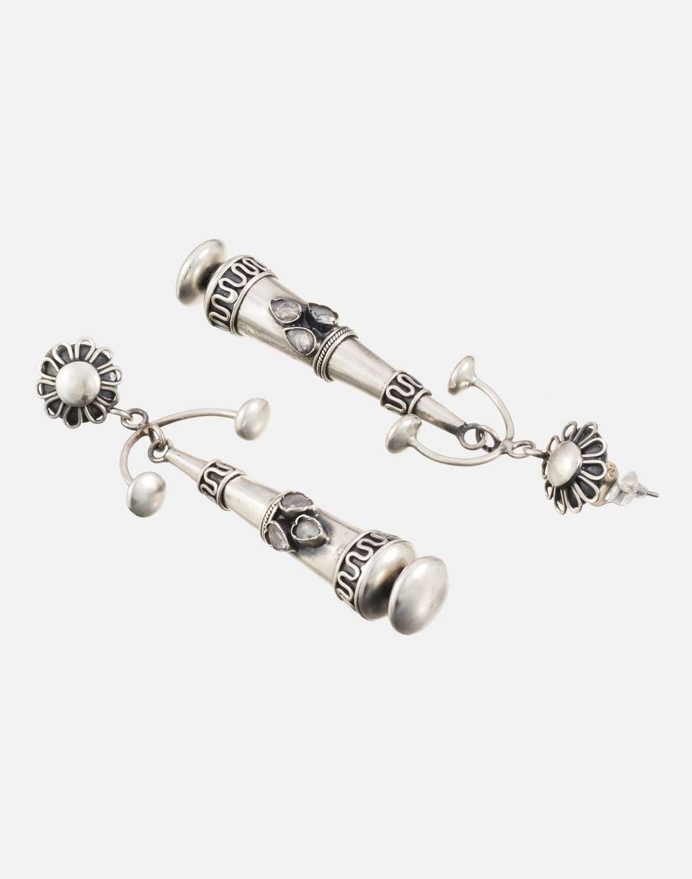 Silver Dangler Earrings