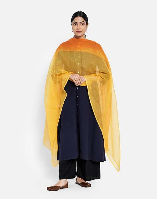 Cotton Silk Tie And Dye Dupatta Cotton Silk Tie And Dye Dupatta