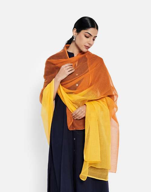 Cotton Silk Tie And Dye Dupatta Cotton Silk Tie And Dye Dupatta