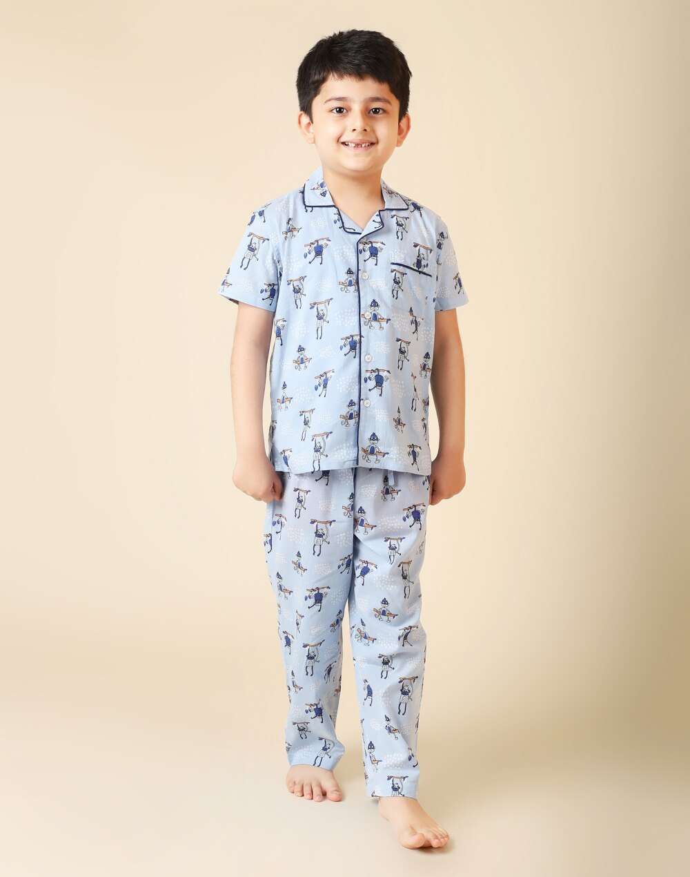 Cotton Printed Night Set