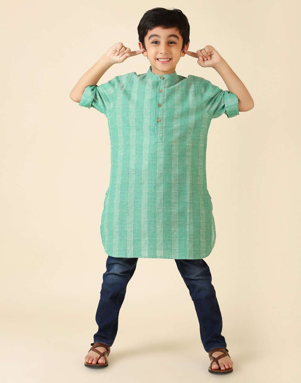 Cotton Full Sleeves Long Kurta